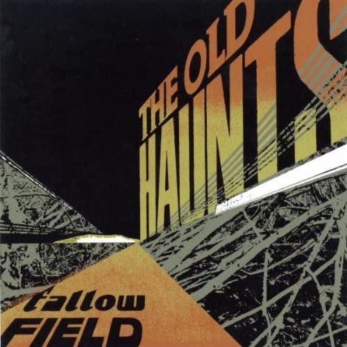 Vinyl record cover: angled, geometric design with text "The Old Haunts" and "Fallow Field".