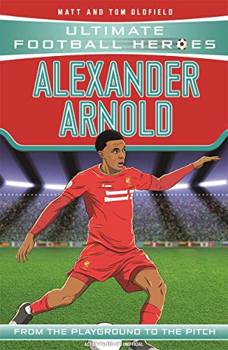 Book cover featuring footballer Trent Alexander-Arnold in a red uniform.