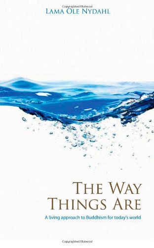 Book cover with blue water splash on white background, titled "The Way Things Are".