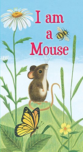 Book cover: a brown mouse among flowers and a bee, butterfly.