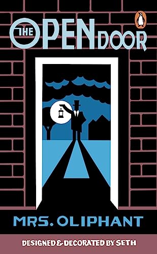 Book cover: dark illustration of a figure with a lantern before an open door.