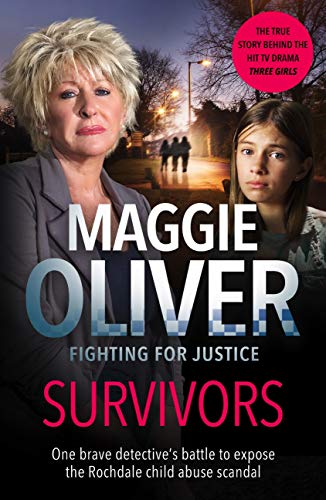 Book cover featuring Maggie Oliver, with two young women in the background.