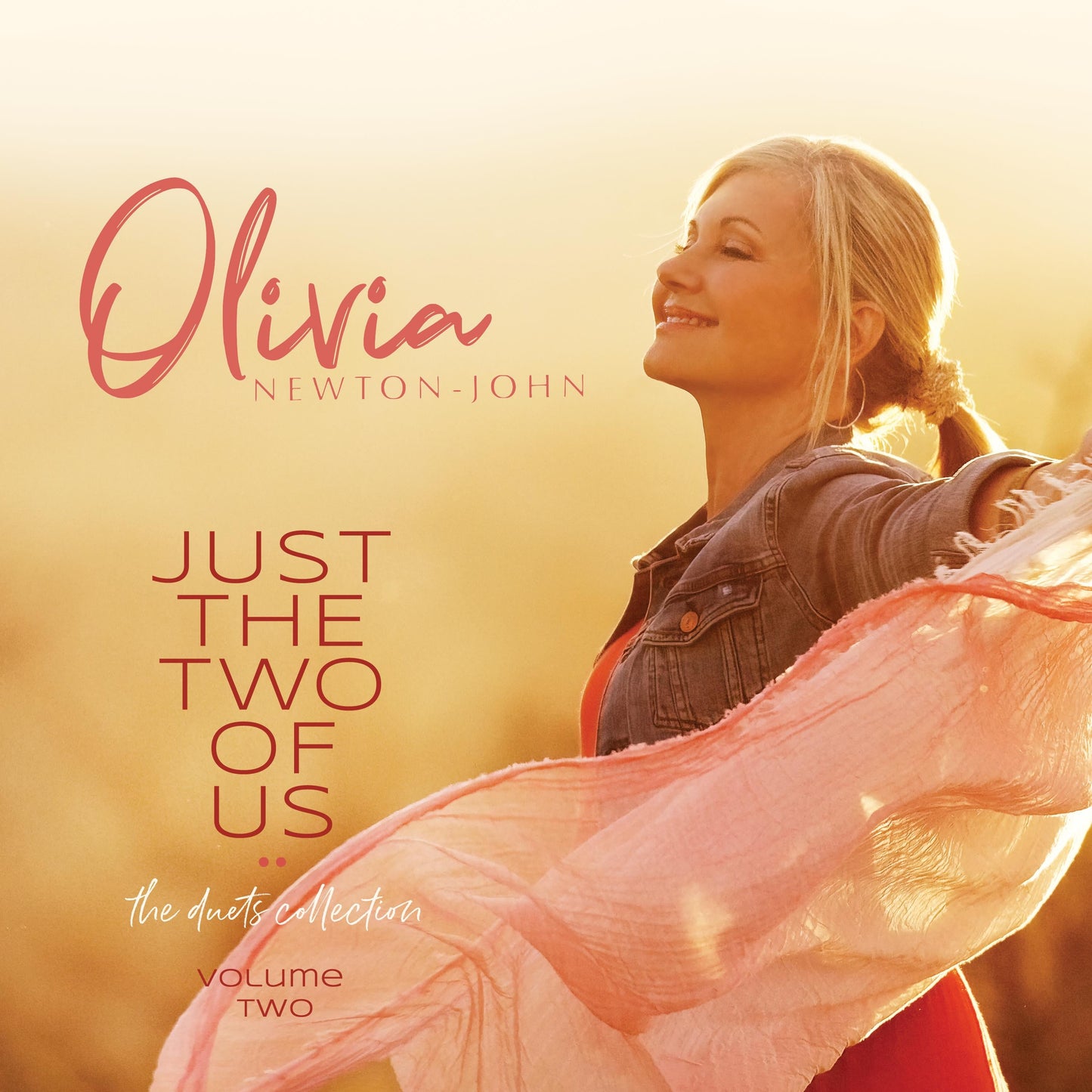 Olivia Newton-John album cover with a portrait and text: "Just The Two Of Us".