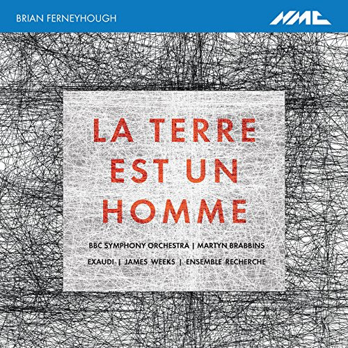 CD cover for "La Terre Est Un Homme" with abstract, tangled lines.