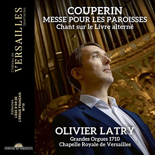 CD cover featuring organist Olivier Latry and a pipe organ.