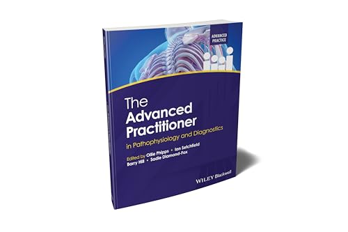 Blue textbook cover with anatomical illustration and white title text.