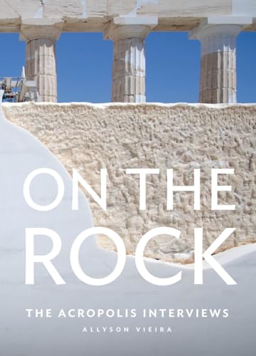 Book cover with Acropolis columns and bold text: "On the Rock.