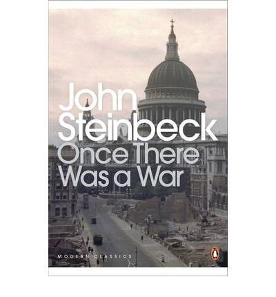 Book cover: "Once There Was a War" with a wartime London cityscape.
