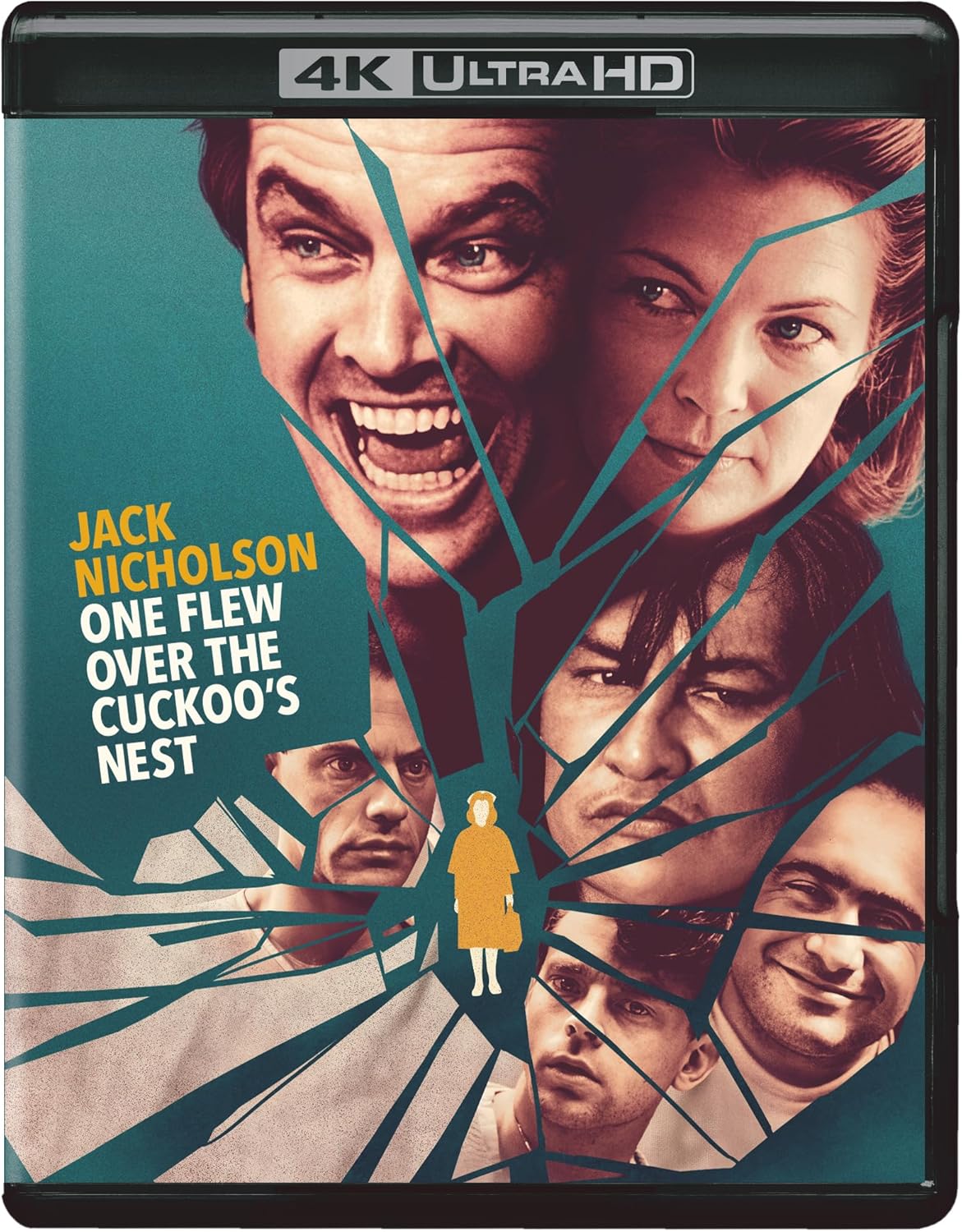 One Flew Over the Cuckoo's Nest" 4K UHD Blu-ray cover with Jack Nicholson.