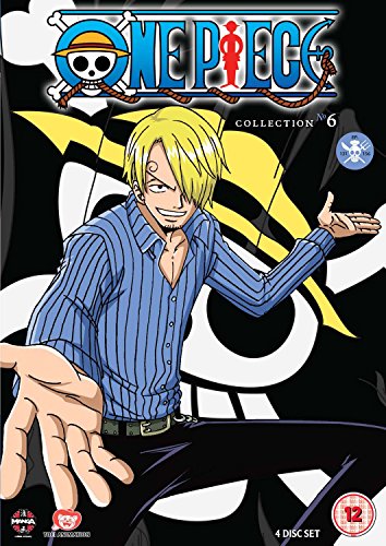 One Piece Collection 6 DVD cover featuring the character Sanji.