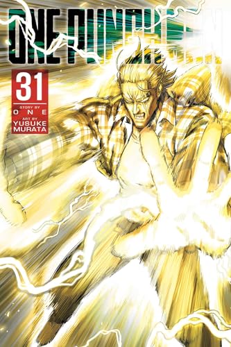 Muscular man with spiky hair and plaid shirt surrounded by yellow lightning effects.