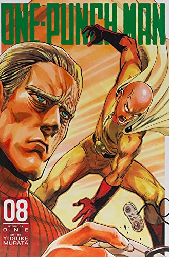 Manga cover featuring King in the foreground and Saitama in the background.