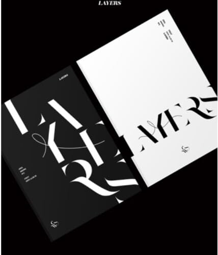 Ong Seong Wu “Layers” album cover, black and white design.