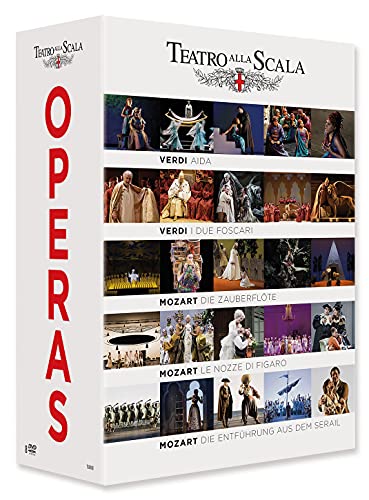 DVD case for "Operas - Teatro Alla Scala" with opera scene images.