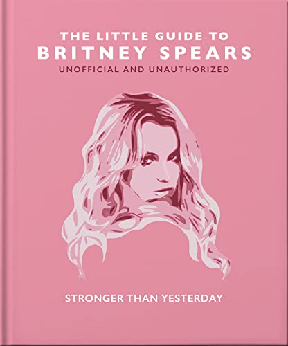 Pink book cover with a stylized portrait of Britney Spears and white text.