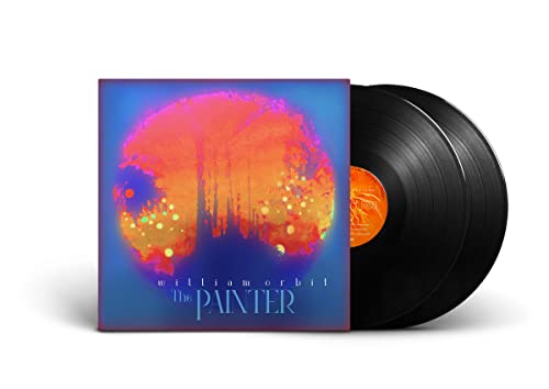 William Orbit The Painter vinyl record cover with abstract orange and blue artwork.