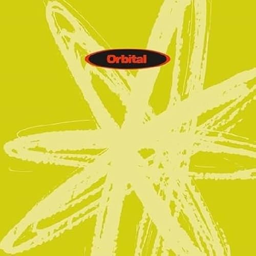 Yellow album cover with a white starburst and "Orbital" text.
