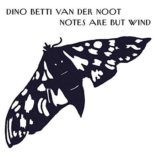 A CD cover featuring a black moth silhouette on a white background.
