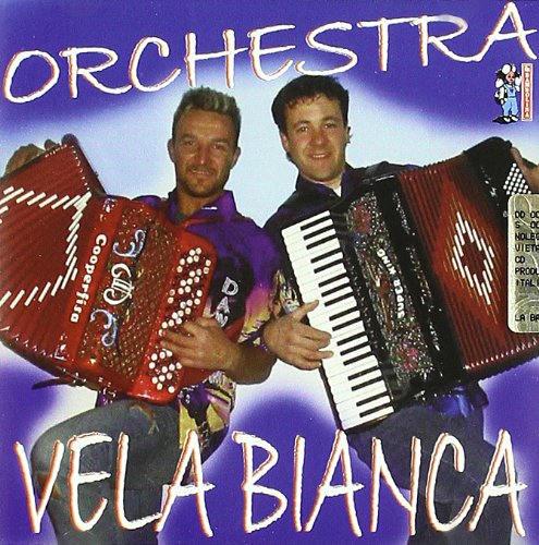 CD cover for Orchestra Vela Bianca featuring two men with accordions.