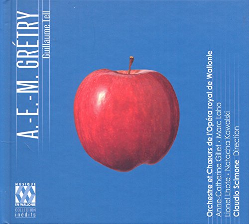 CD cover: red apple on blue background, text details performers.