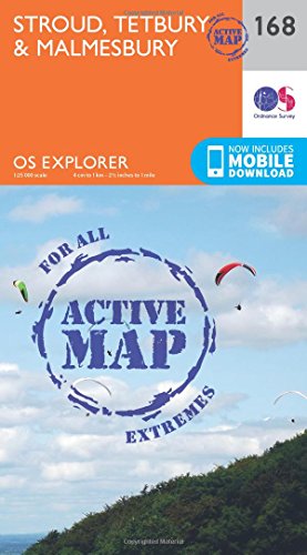 OS Explorer map cover showing paragliders over green hills.
