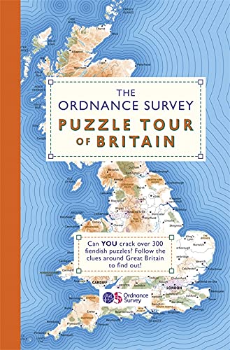 Book cover depicting a map of Britain with puzzle-themed text overlay.