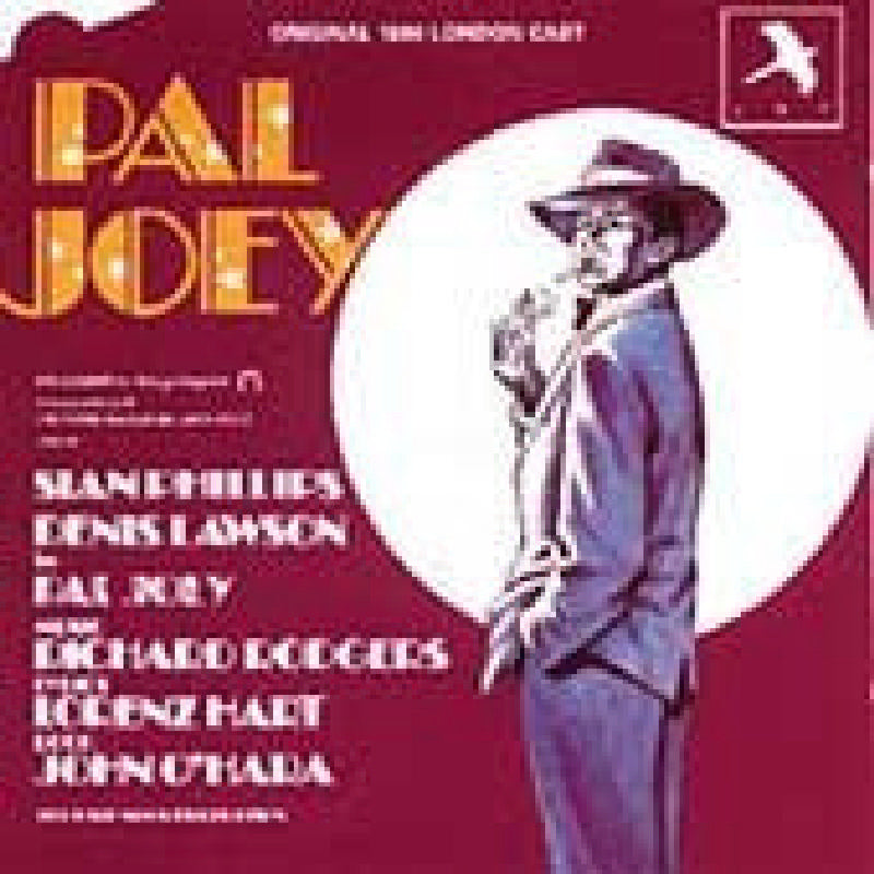 CD cover for "Pal Joey" musical, featuring a man in a hat.