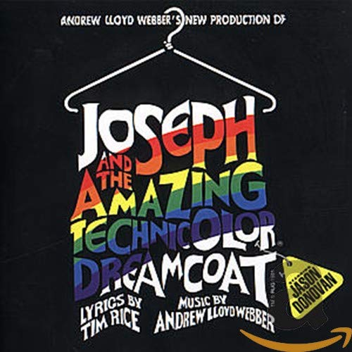 CD cover for "Joseph and the Amazing Technicolour Dreamcoat" musical.