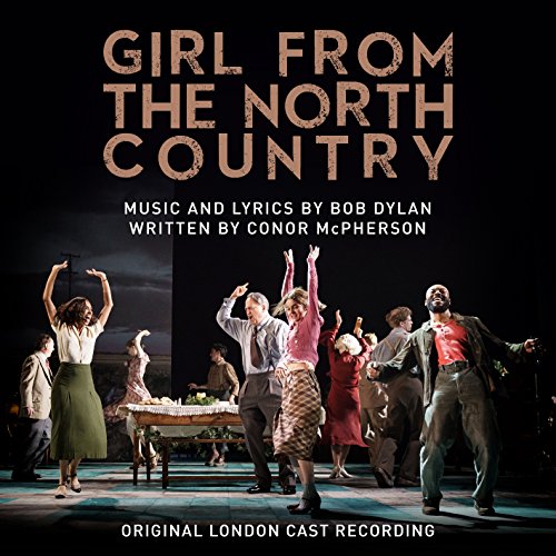 Girl From The North Country" vinyl album cover with stage performers.