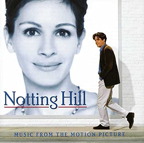 “Notting Hill” soundtrack CD cover featuring Julia Roberts and Hugh Grant.