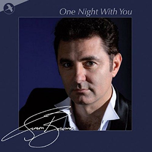 CD cover featuring a portrait of Simon Bowman, dark hair, and blue background.
