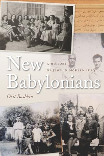 Book cover with vintage photos of Iraqi Jewish families and individuals.