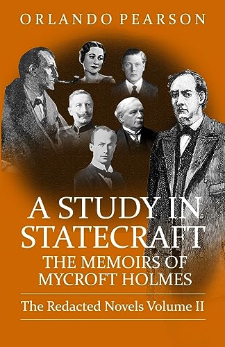 Book cover with an orange background featuring illustrations of several historical figures.