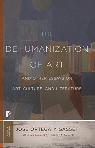 Book cover: "The Dehumanization of Art" by José Ortega y Gasset.
