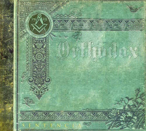 Green textured CD cover with ornate design and the word "Orthodox".