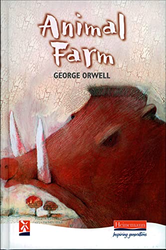 Cover of "Animal Farm" by George Orwell, featuring a pig’s face.