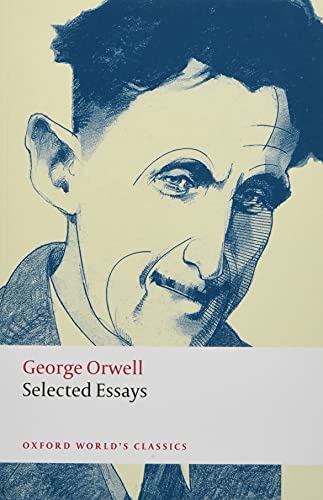 Book cover: “Selected Essays” by George Orwell, with portrait.