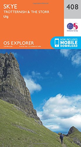 Ordnance Survey map cover of Skye’s Trotternish Ridge and the Storr.