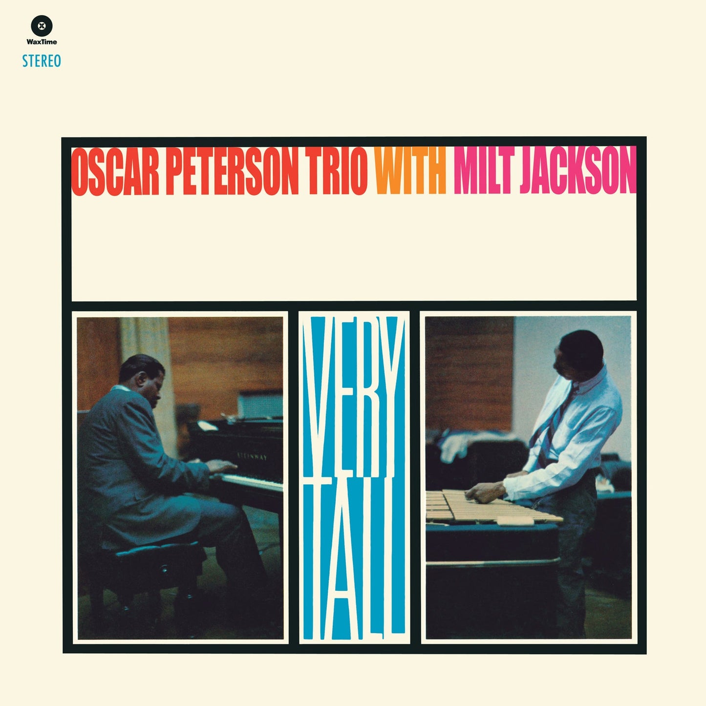 Vinyl cover art featuring Oscar Peterson playing piano and Milt Jackson playing vibraphone.