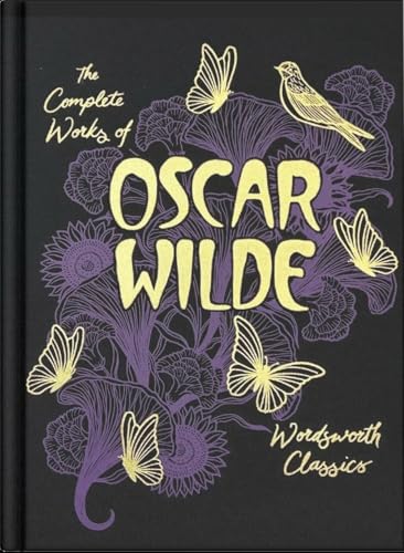 Black book cover with yellow text, purple floral illustrations, and butterflies.