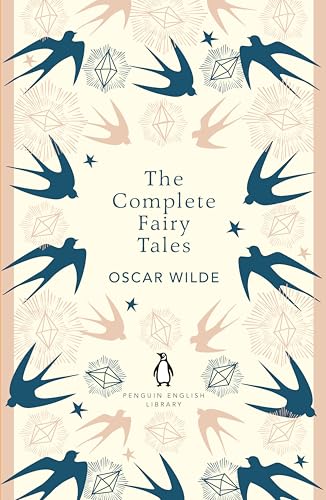 Book cover: “The Complete Fairy Tales” by Oscar Wilde, with bird motifs.
