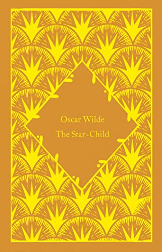 Book cover for "The Star-Child" by Oscar Wilde, gold geometric design.
