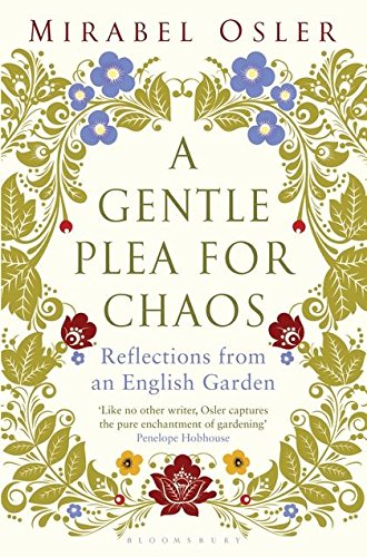 Book cover with floral border, title "A Gentle Plea for Chaos.