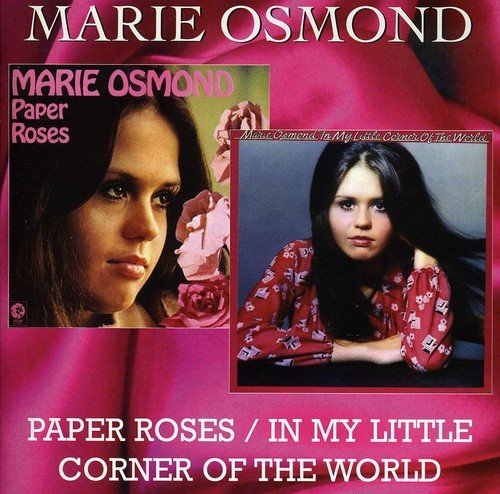 Marie Osmond CD cover featuring two images of her with a red background.