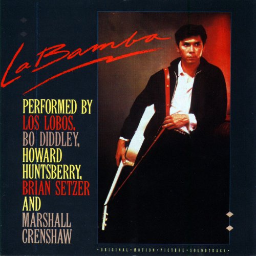CD cover for “La Bamba” soundtrack featuring a portrait of Ritchie Valens.