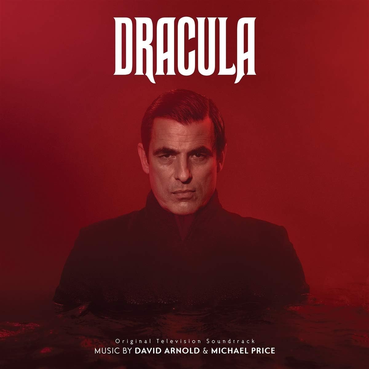 Red-toned album cover featuring a man's portrait and the word DRACULA in white.