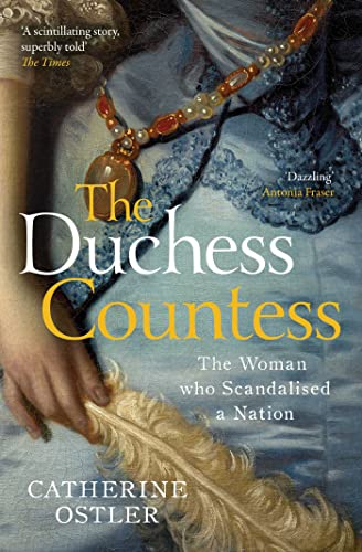 Book cover: “The Duchess Countess” featuring a woman with a pearl necklace.