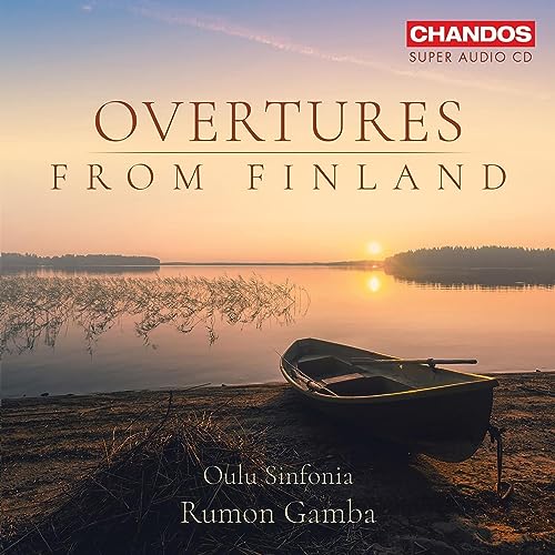 CD cover showing a rowboat on a shore at sunset over a calm lake.