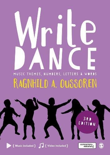 Book cover: "Write Dance" with silhouettes of children dancing.