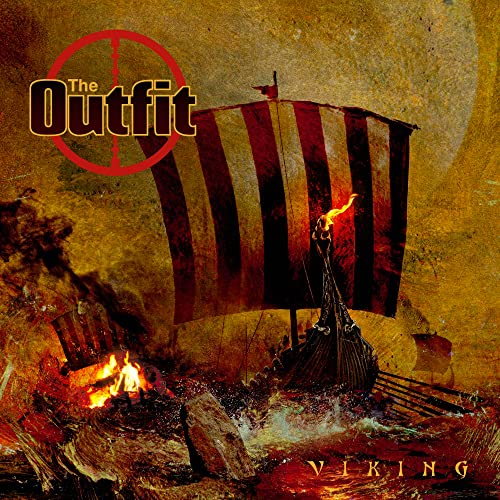 CD cover for "The Outfit - Viking" featuring a Viking ship and flames.